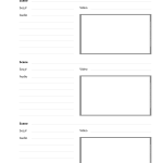 3 Panel Storyboard Template